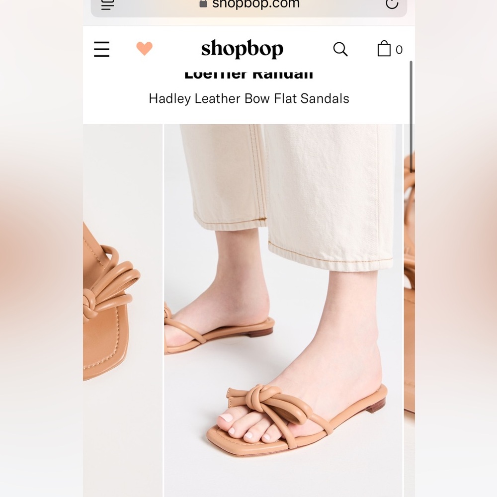 Loeffler Randall Hadley sandal size 8EUC - current $250!